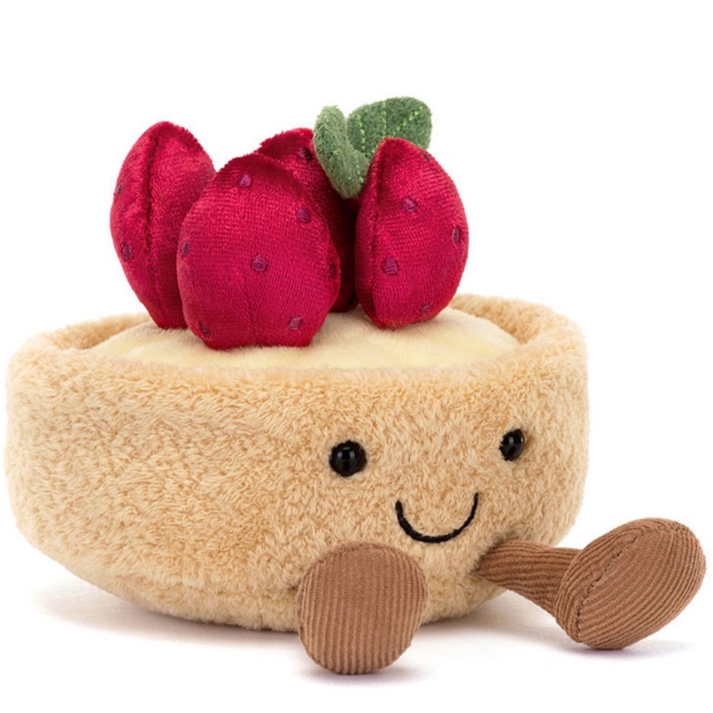 jellycat Amuseables Fleurette Tarte Aux Fraises